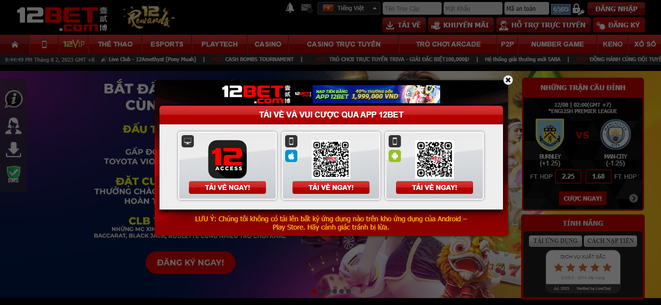 Ứng dụng Mobile và hướng dẫn tải app
