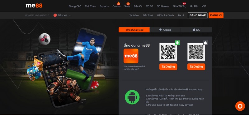 Hướng dẫn tải ứng dụng ME88 về mọi thiết bị siêu tốc