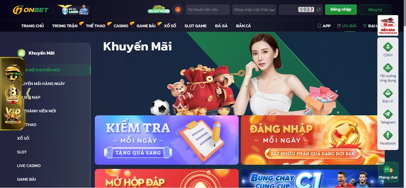 Chương trình khuyến mãi ấn tượng được trang cược bổ sung liên tục